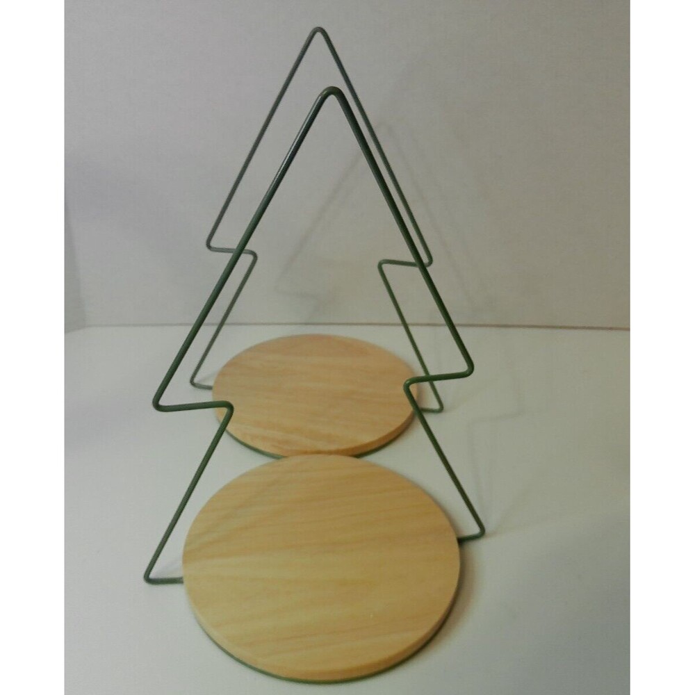 Lot Of 2-12" Metal Christmas Tree